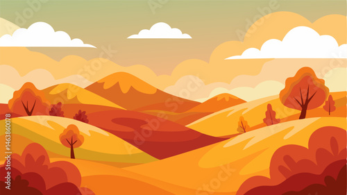 The rolling hills are ablaze with the warm colors of fall a sight that brings joy and contentment to anyone who lays eyes upon it.