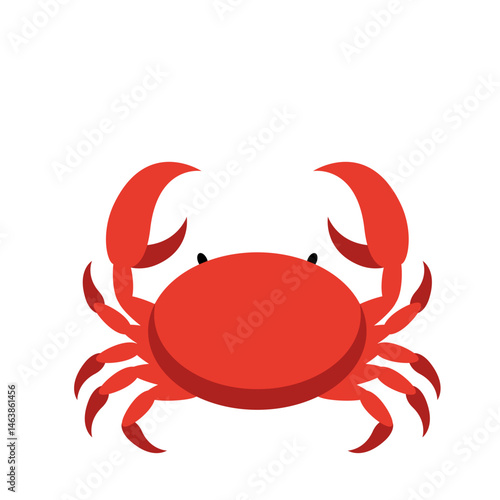 Red Crab Illustration