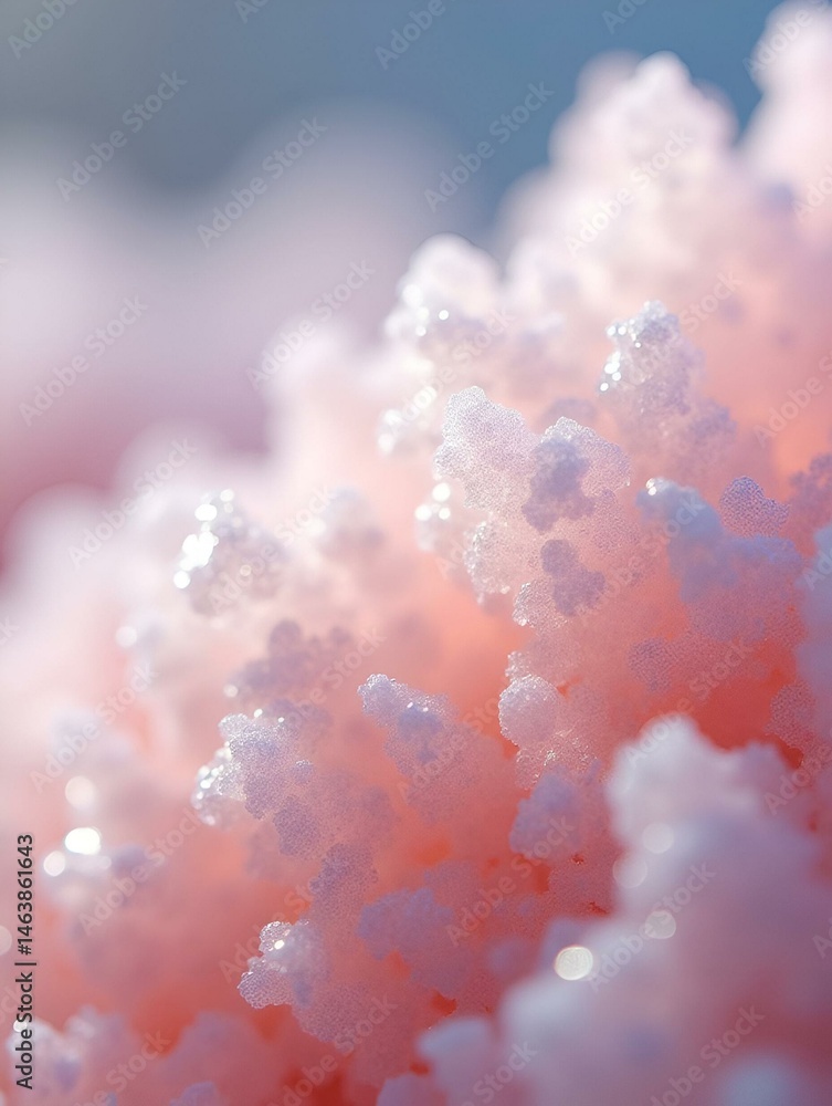 Macro of sea salt crystals