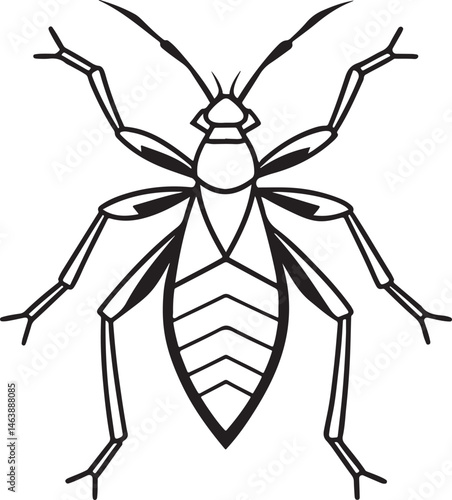 bug icon vector
