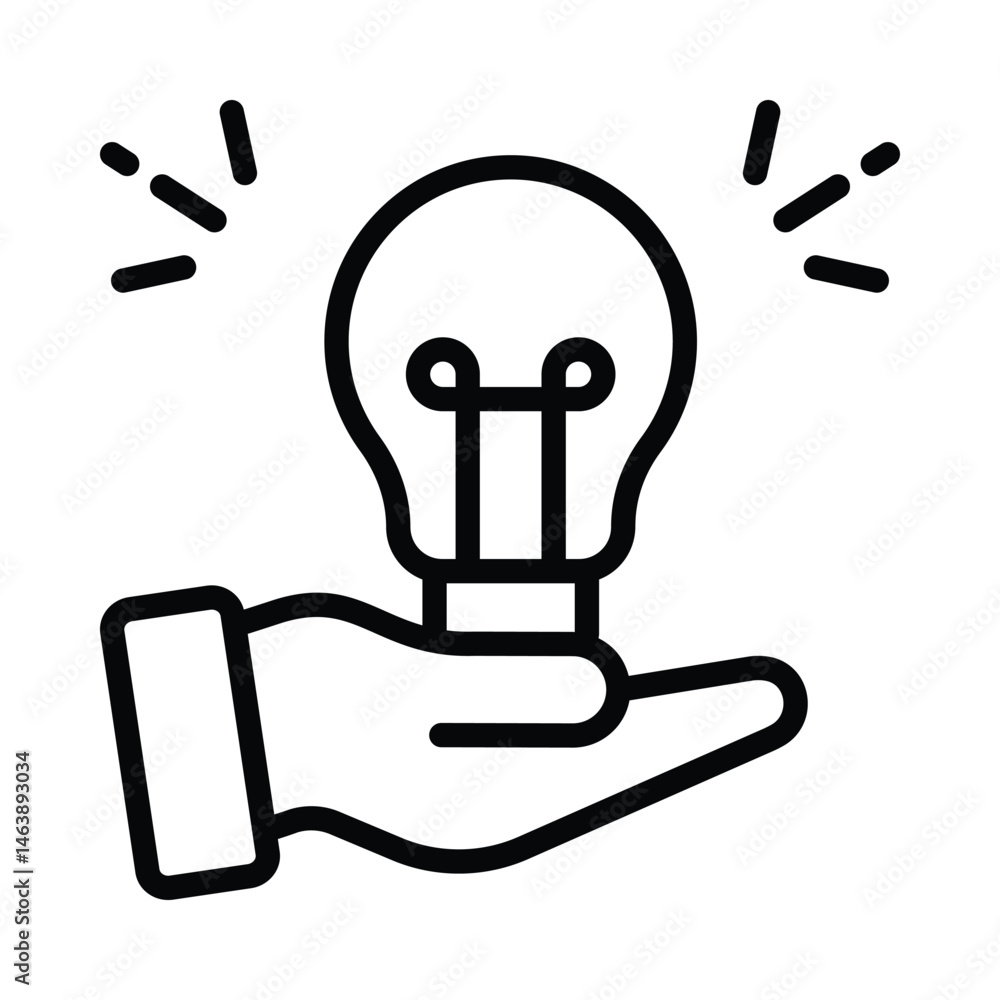 Idea Ownership Vector outline icon. Eps10 file Idea Ownership Vector outline icon. Eps10 file
