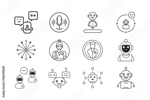 AI or chatbot UI components versatile design bundle