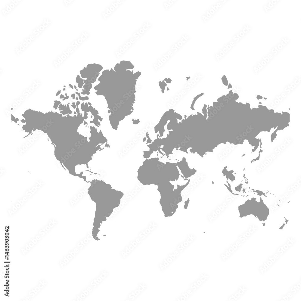 Obraz premium Map of the world earth world_Shadow
