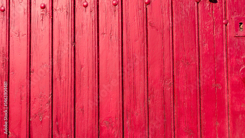 Obraz na płótnie wood vertical texture background red texture of wooden boards vertical planks lines of natural surface plank in wall fence w salonie