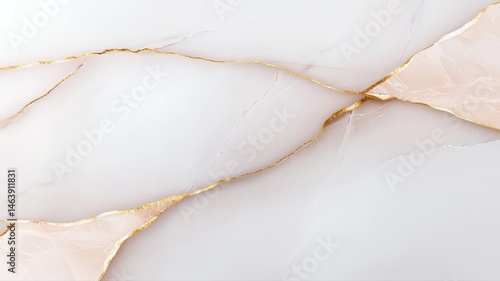 Elegant White Marble Texture with Golden Veins and Pink Tones marble texture golden pink white gold