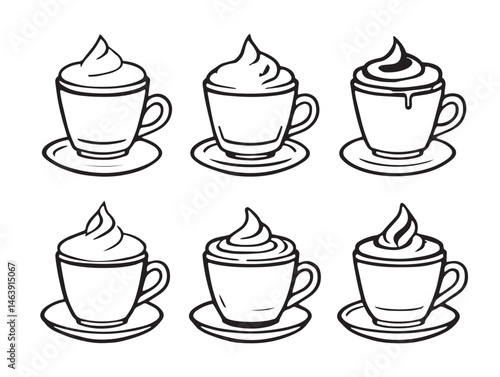 minimalist latte line art for trendy coffee lovers