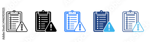Important Icon Set With Multiple Style Collection 