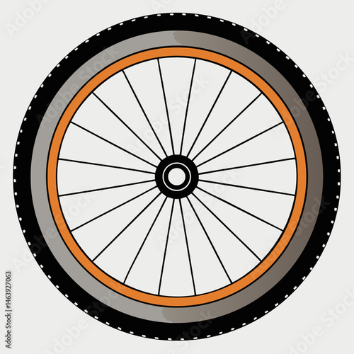 bicycle wheel icon