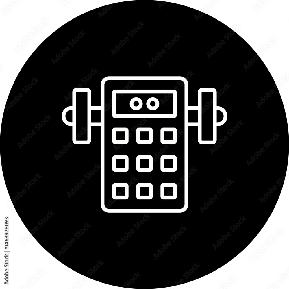 Friability Tester Icon Friability Tester Icon