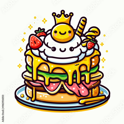 birthday cake with candles