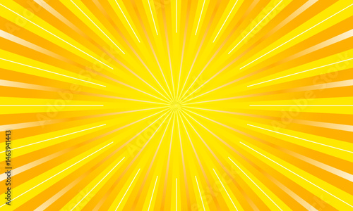 starburst yellow abstract background element of design illustration. sunburst - sunray vector
