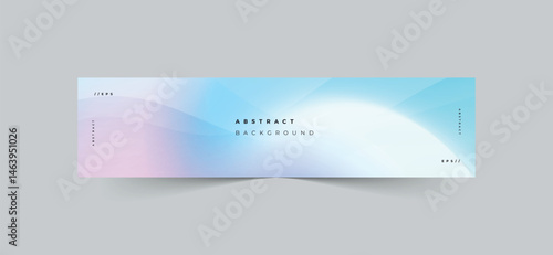 Linkedin banner with technology abstract background