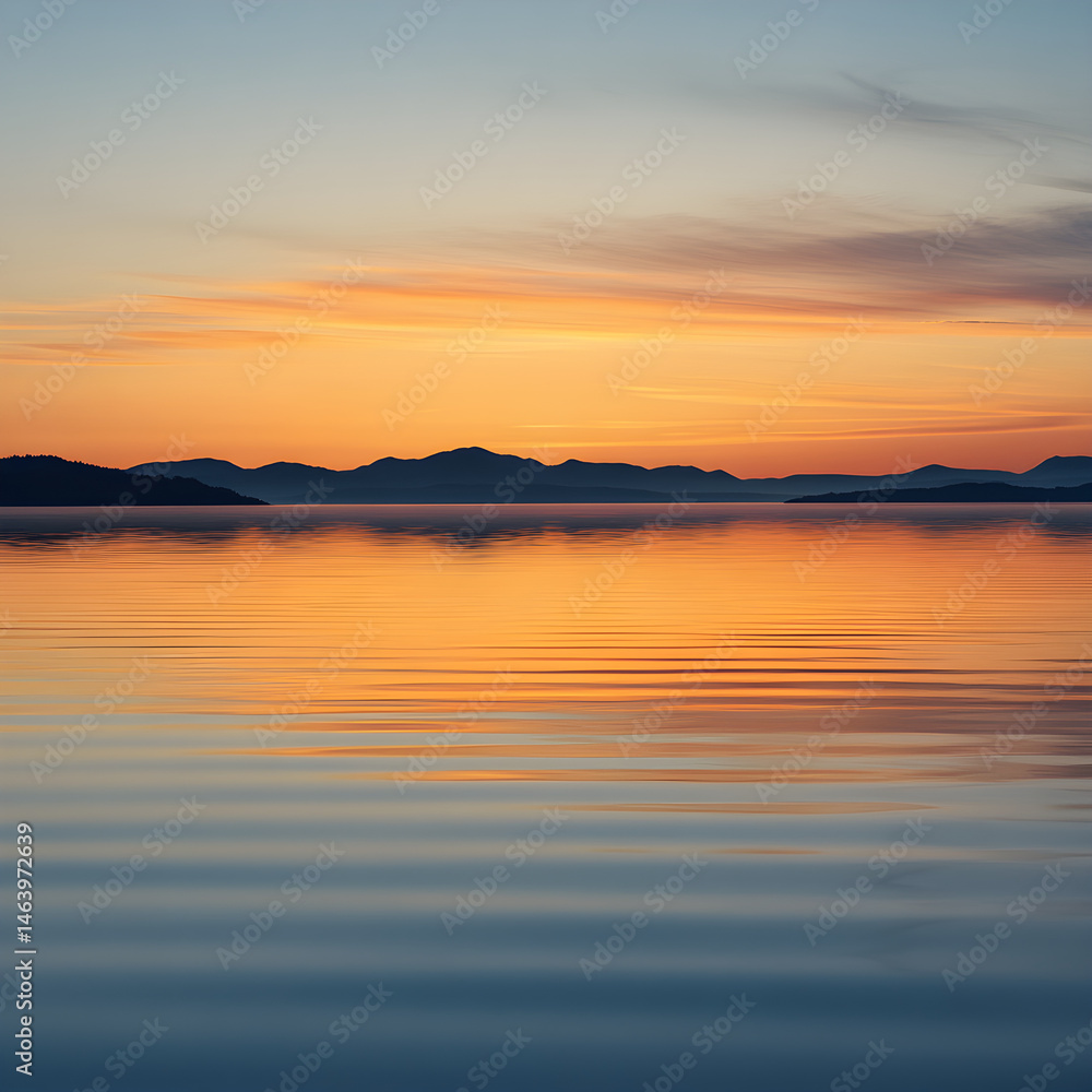The Tranquil Symphony of Twilight: A Silhouette of Nature at Sundown The Tranquil Symphony of Twilight: A Silhouette of Nature at Sundown