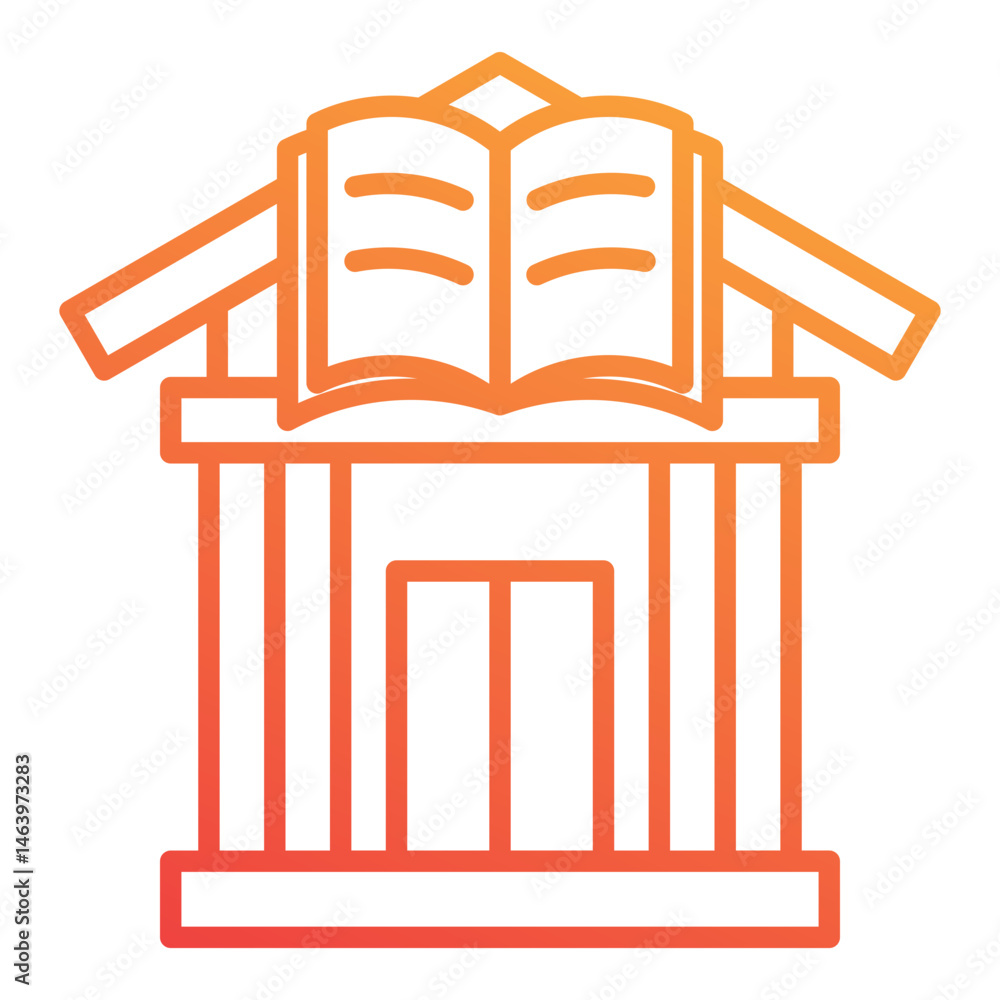 Obraz premium Library Icon