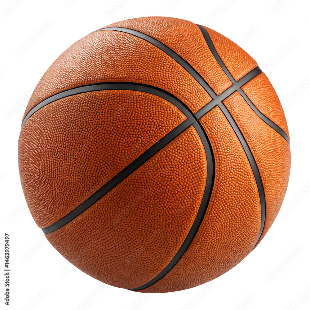 Fototapeta premium basketball isolated on white