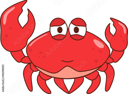 Cute Crab Illustration