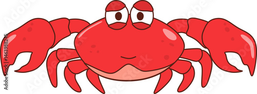 Cute Crab Illustration