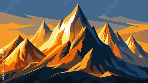 The harsh windswept peaks glisten in the sunlight giving an illusion of pure untouched beauty.
