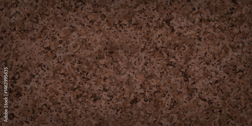 Cork texture background - natural material surface with irregular pattern in brown color. Closeup realistic organic structure with grainy uneven rough terrain. Decorative granular cork backdrop.