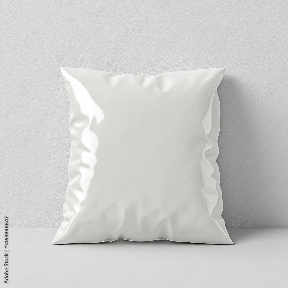 Obraz premium Blank white pillow packaging mockup