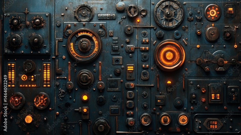 Fototapeta premium Futuristic Control Panel