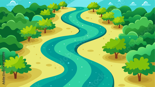 The river graciously spreads out into a spiderweb of sparkling channels snaking through patches of vibrant green mangroves and sandy shoals.