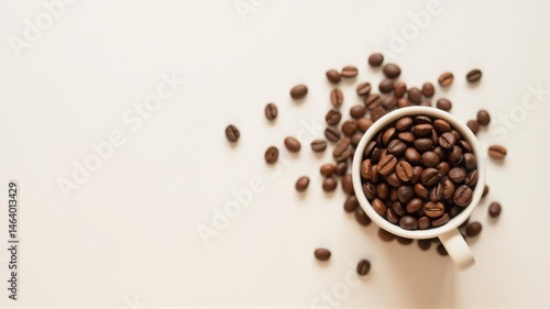 Artisanal coffee cup silhouette studio setting minimalist composition