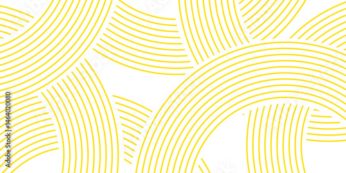 Pasta background, spaghetti abstract geometric pattern. Macaroni yellow poster. Wavy abstract pattern. Pasta vector illustration