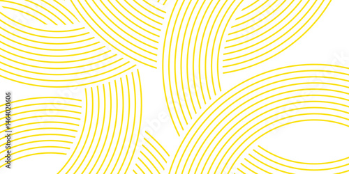Pasta background, spaghetti abstract geometric pattern. Macaroni yellow poster. Wavy abstract pattern. Pasta vector illustration