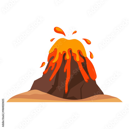 Volcano Illustration
