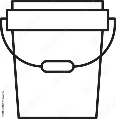 Farming Basket Vector Icon Stock Illustration