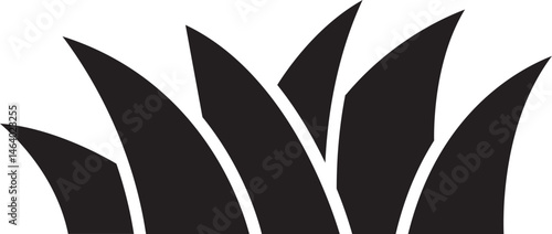 Grass Vector Icon Stock Illustration