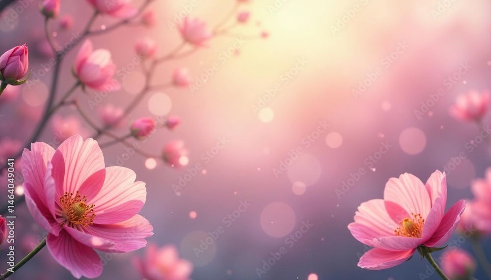 Delicate floral gradient bokeh dreamy backdrop, texture, pink, floral Delicate floral gradient bokeh dreamy backdrop, texture, pink, floral