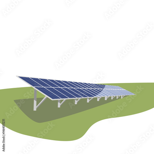 Panneau photovoltaïque au sol