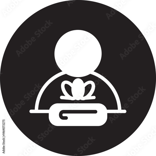 spa glyph icon
