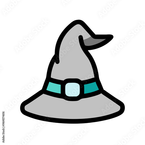 Witch Hat Halloween Costume Icon Design