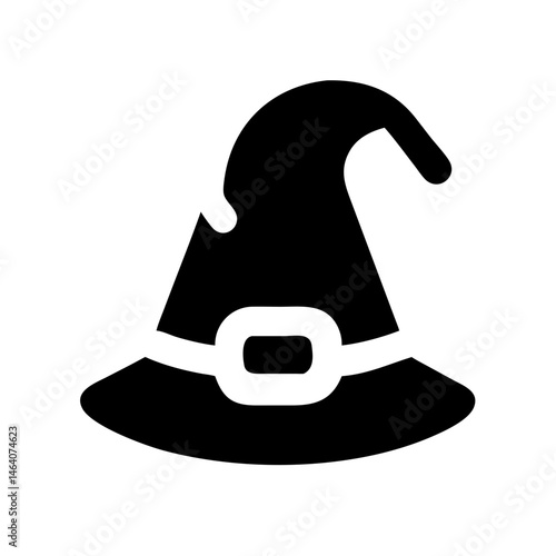 Witch Hat Halloween Costume Icon Design