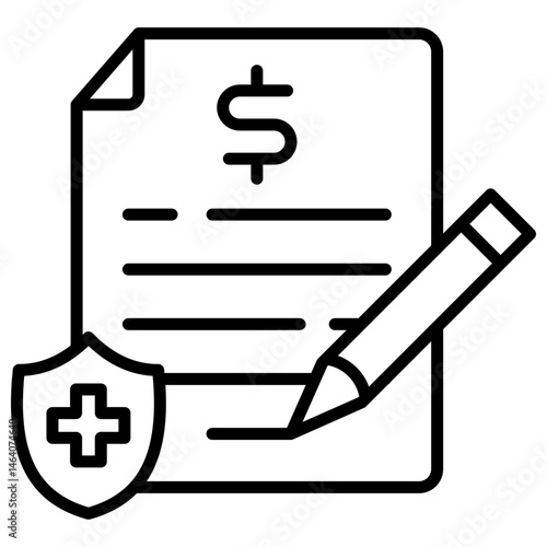 Claim Form line icon