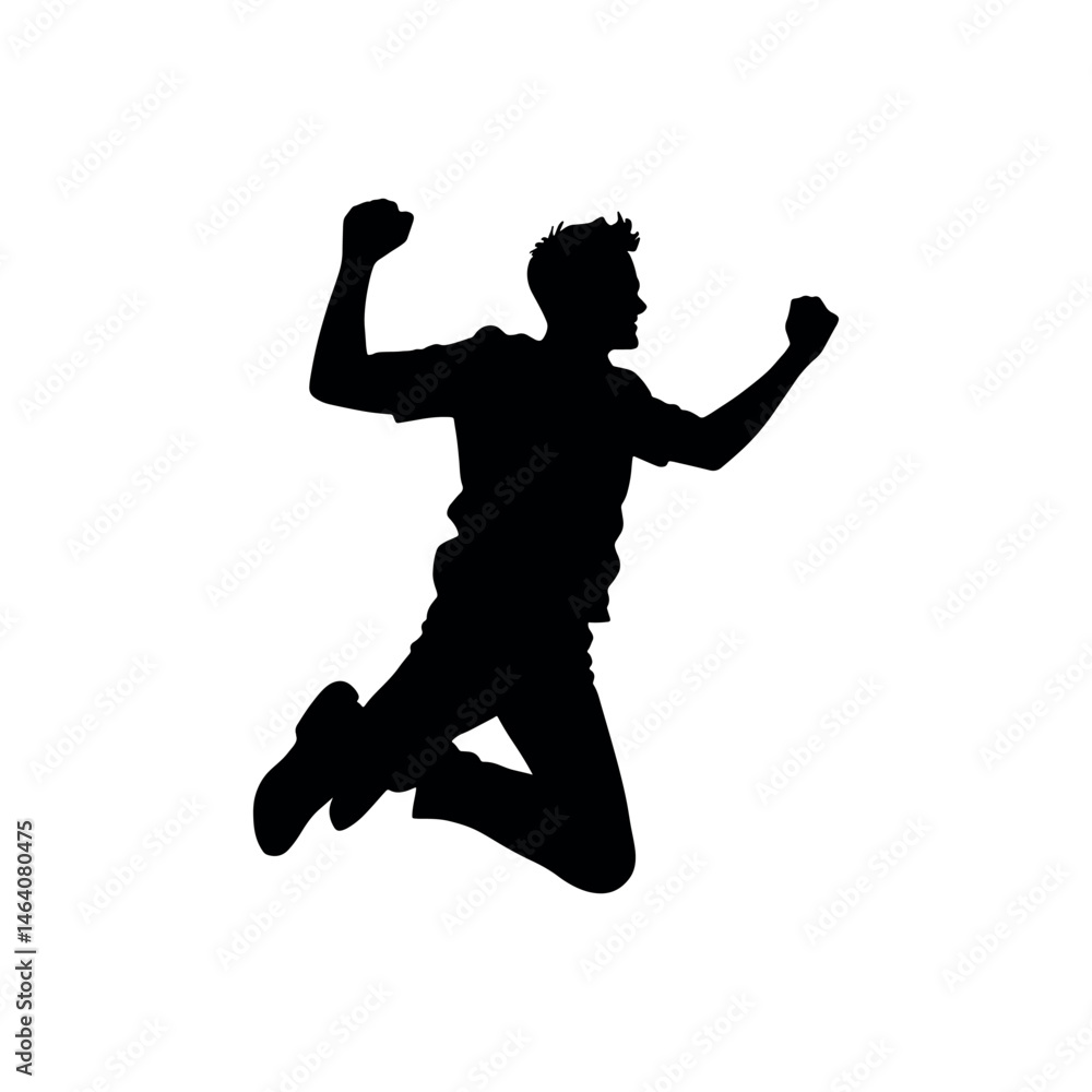 a man jumping a man jumping
