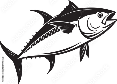 tuna fish vector illustration