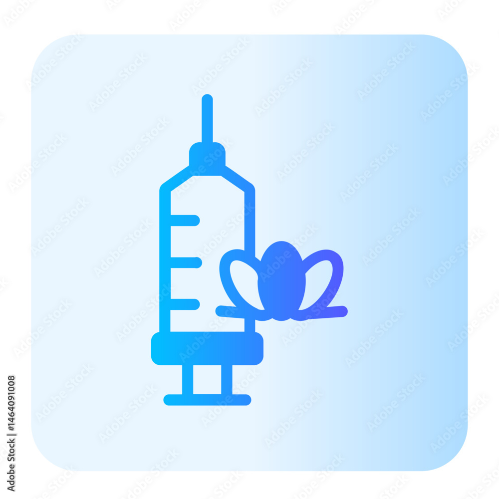 Obraz premium injection gradient icon