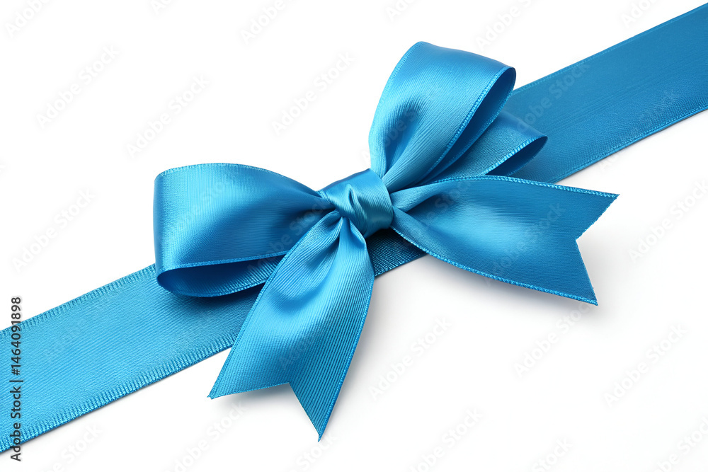 blue ribbon bow, blue ribbon bow used for birthday, chrismas and different festival white background blue ribbon bow, blue ribbon bow used for birthday, chrismas and different festival white background