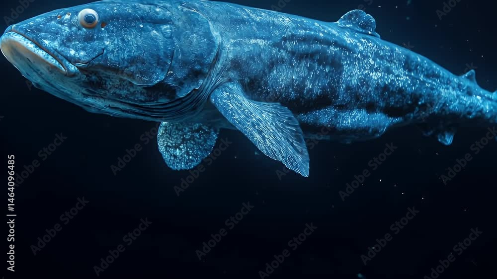 Deep sea coelacanth luminesces Deep sea coelacanth luminesces