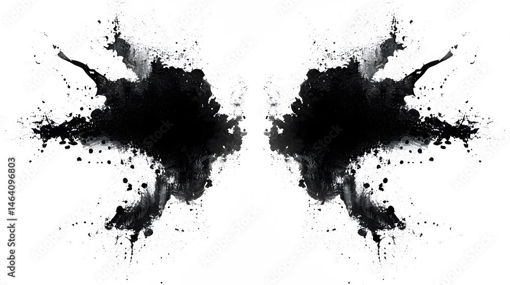 Inkblot Test: An evocative inkblot, a symbol of the introspective, prompts a journey into the subconscious, inviting contemplation and provoking a spectrum of interpretations. Inkblot Test: An evocative inkblot, a symbol of the introspective, prompts a journey into the subconscious, inviting contemplation and provoking a spectrum of interpretations.