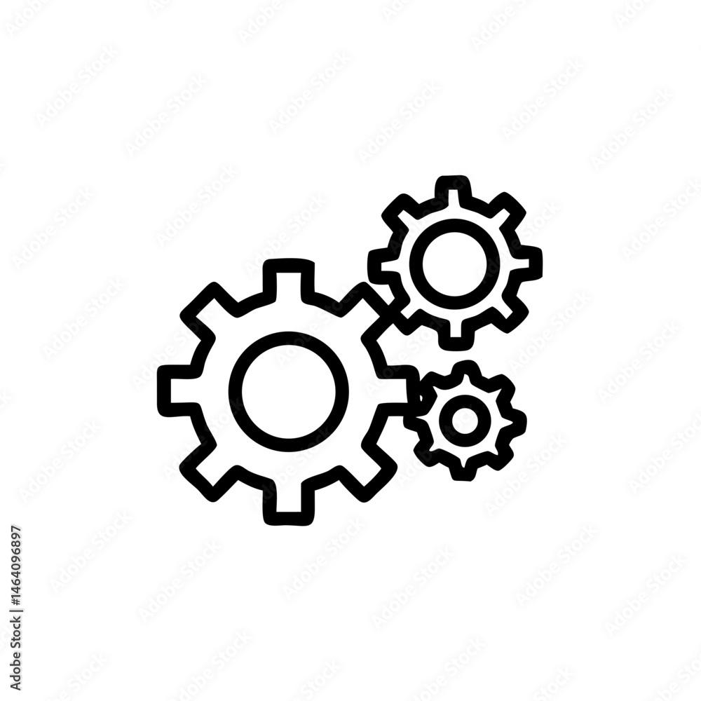 Mechanical gears шсщт in motion on a clean white background Mechanical gears шсщт in motion on a clean white background