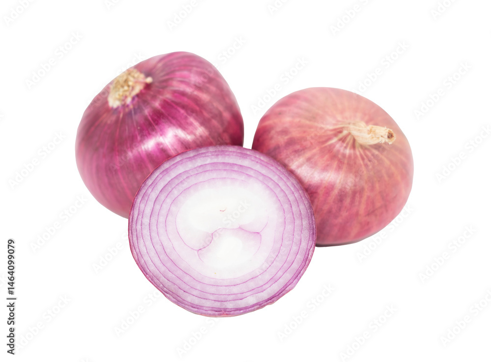 Onion, isolated on transparent background, close up.png