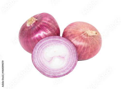 Obraz na płótnie Onion, isolated on transparent background, close up.png w salonie