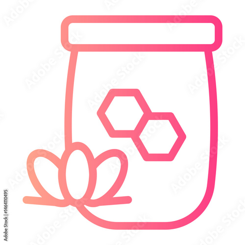 honey gradient icon