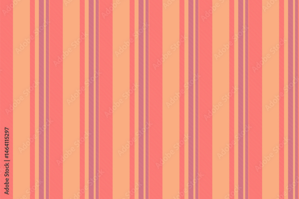 Obraz premium Vibrant vertical stripes in warm peach and coral hues create a cheerful, seamless pattern.