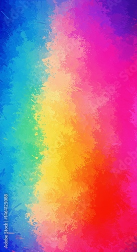 Vibrant Rainbow Colored Abstract Background with Pixelated Texture
